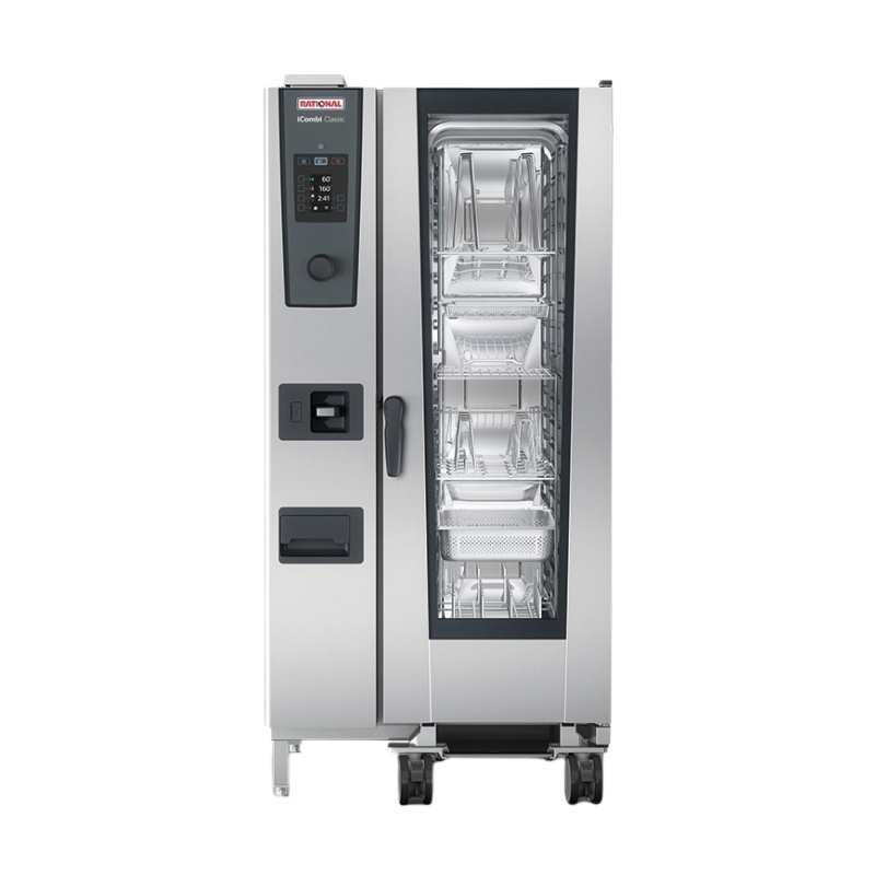 Rational iCombi Classic 201CE Buhar Konveksiyonlu Fırın, 20x1/1 GN Kapasiteli, Elektrikli